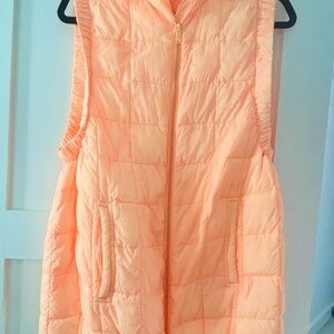 FP Movement by Free People Peach coral Quilted Vest m